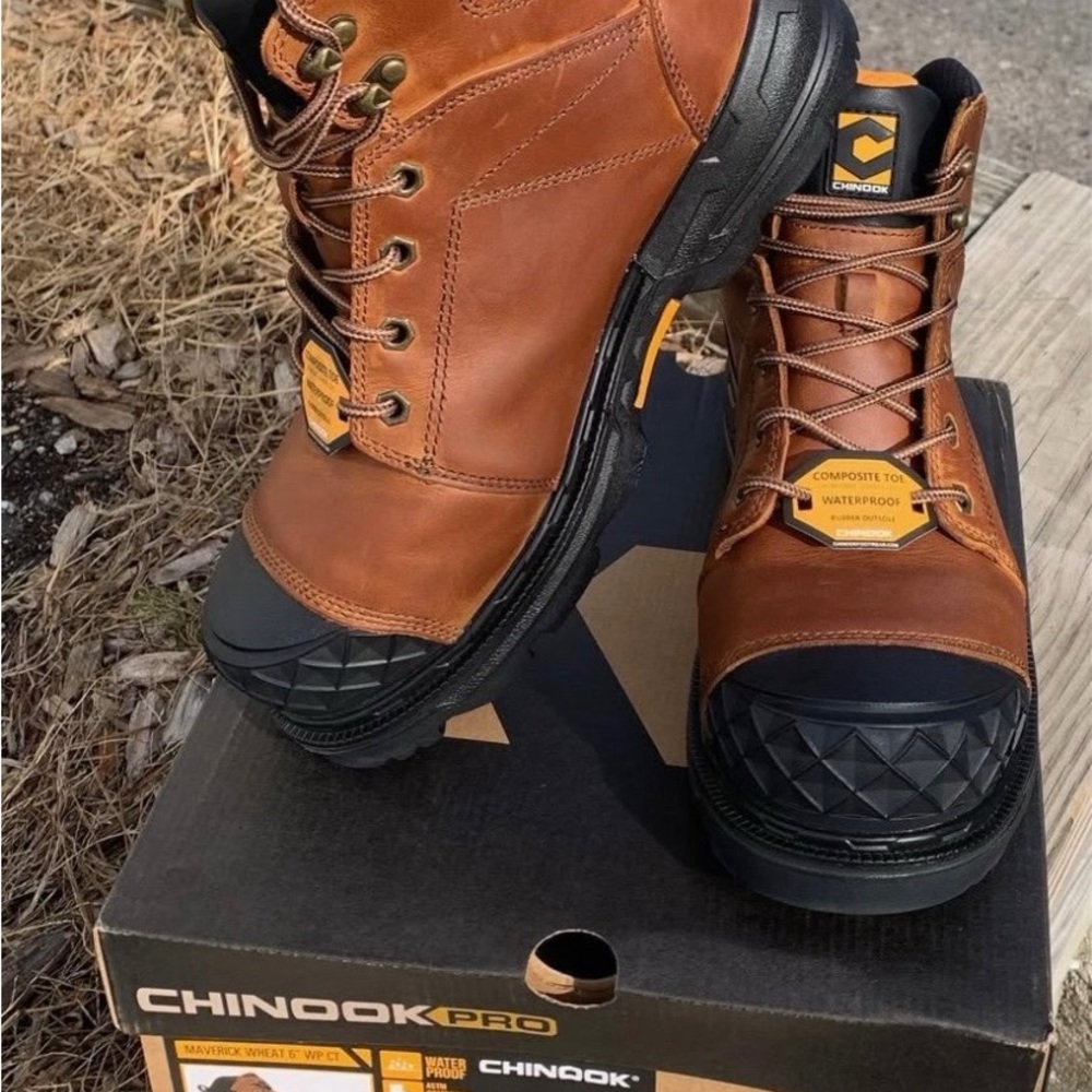 NEW Chinook Composite Toe Work Boots 10M - Picture 3 of 6
